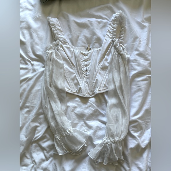 House of CB Tops - House of CB White Corset